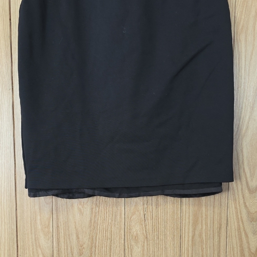 White House Black Market Blue and Black Mini Dress - Picture 4 of 8